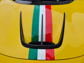 Ferrari F8 Tributo & Spider 2020 2021 2022 2023 with Aftermarket Parts - M Style Hood Vent Trim Pre-preg Carbon Fiber from Aero Republic